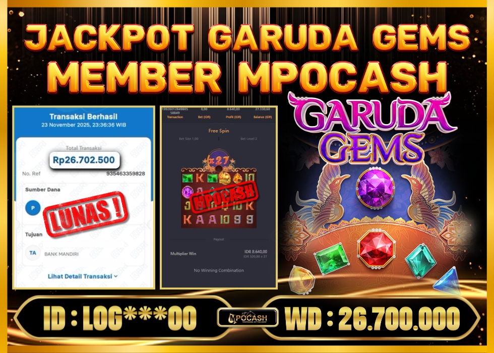 MPOCASH JACKPOT GARUDA GEMS